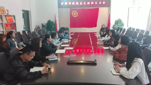 护理学院开展团总支组织生活会